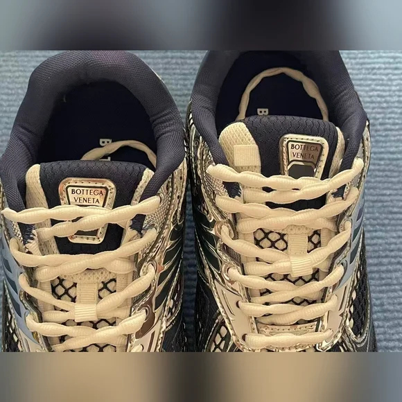 Bottega Veneta Navy Blue Orbit Sneakers